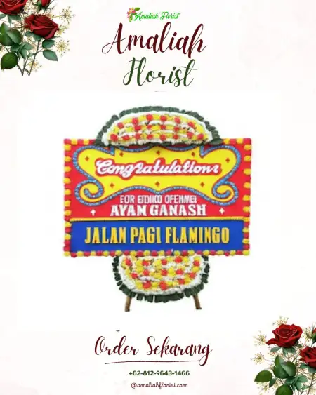 Sewa Papan Bunga Satui
